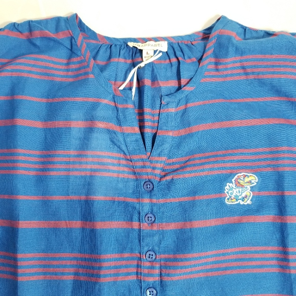 UG Apparel University Kansas Tunic Womens Size L